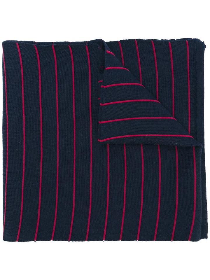 Reality Studio Striped Scarf, Women's, Blue, Acetate/wool