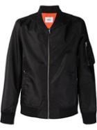 Fadeless Reversible Bomber Jacket, Men's, Size: Xl, Black, Nylon/polyester
