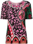 Manish Arora Sequinned Shortsleeved Top - Multicolour