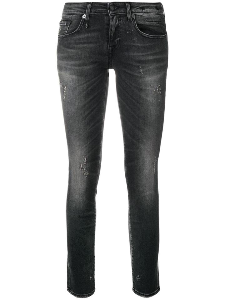 R13 Kate Skinny Jeans - Black