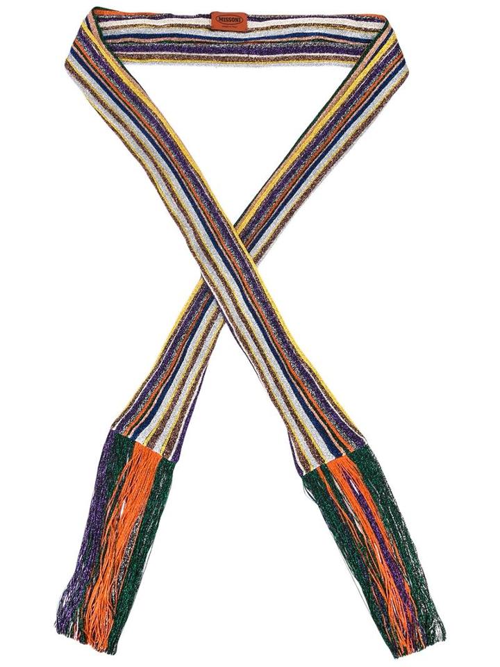 Missoni Fringed Scarf, Women's, Polyester/cupro/rayon