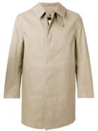Mackintosh Button-down Collar Coat - Nude & Neutrals