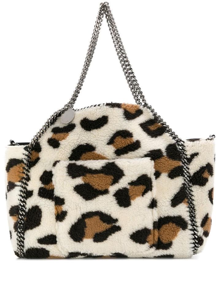 Stella Mccartney Reversible Faux-shearling Tote - Brown