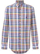 Etro Long Sleeve Check Shirt - Multicolour