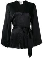 Forte Forte Belted Kimono Jacket, Women's, Size: Ii, Black, Viscose