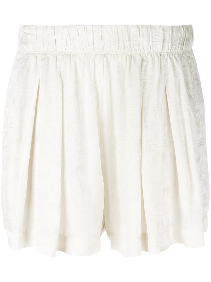 Raquel Allegra Pleated Shorts - White