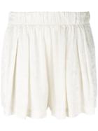 Raquel Allegra Pleated Shorts - White