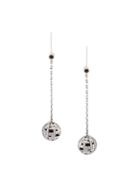 John Brevard 'torus' Hanging Globe Earrings, Women's, Metallic