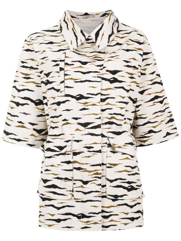 Sissa Printed Shirt - White