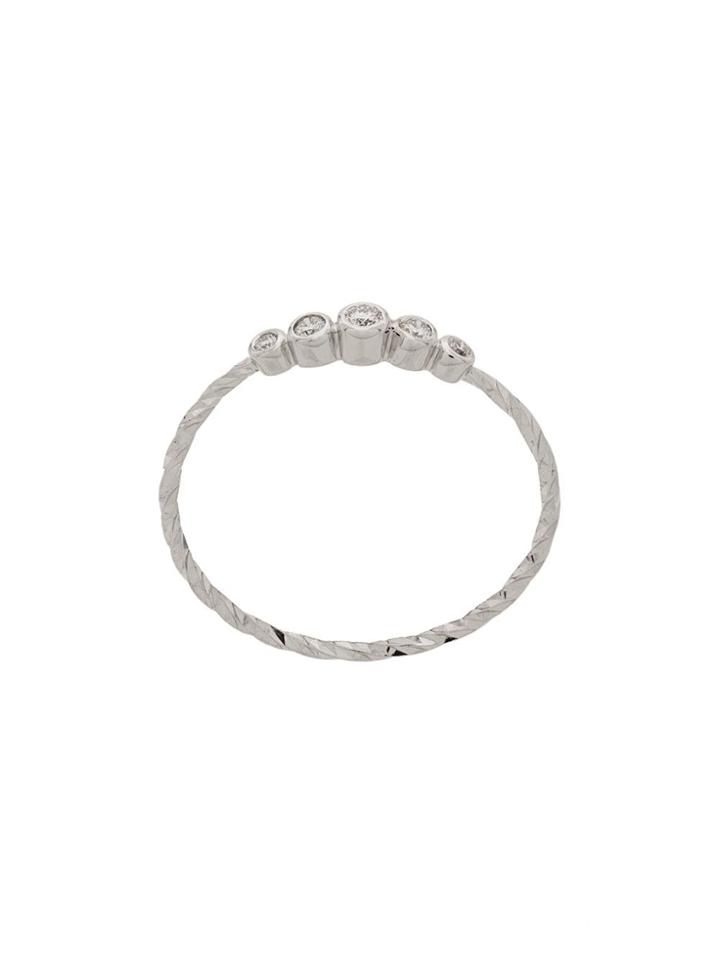 Maria Black 14kt White Gold Ally Diamond Ring - Silver