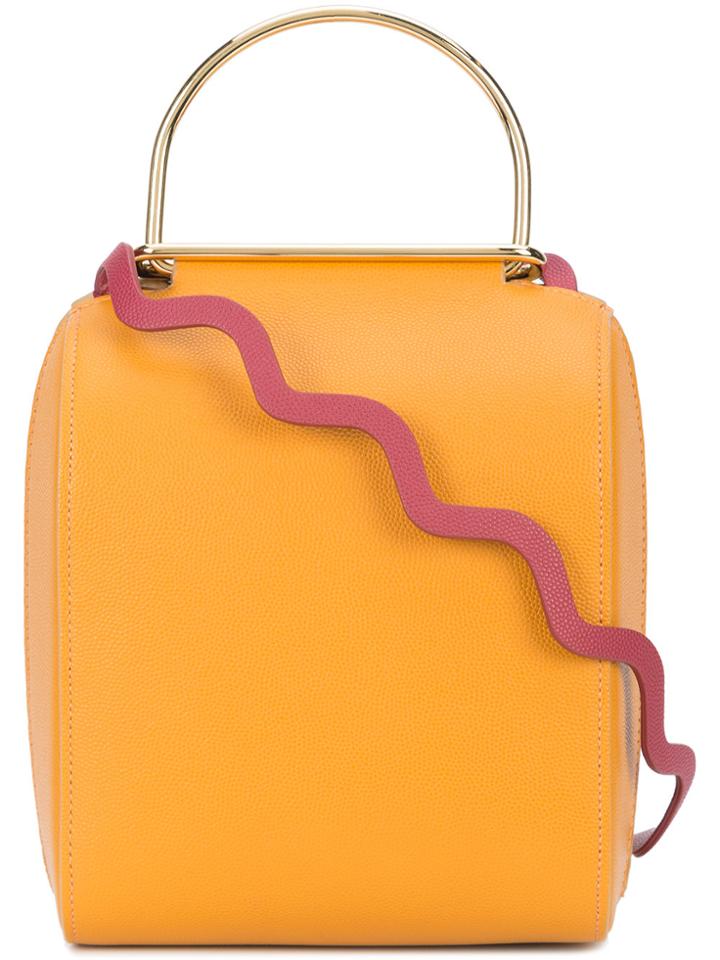 Roksanda Zig Zag Detail Bag - Yellow & Orange