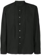 Ann Demeulemeester Grise Band Collar Shirt - Black