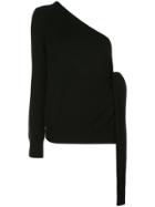 Michael Kors Collection One-shoulder Jumper - Black