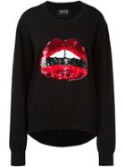 Markus Lupfer Sequin Detail Sweater, Women's, Size: Medium, Black, Merino