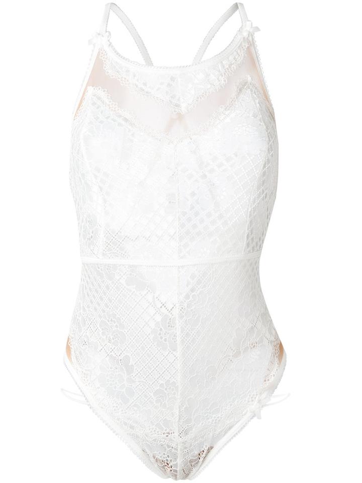 For Love And Lemons - For Love And Lemons Body - Women - Nylon/polyester/spandex/elastane - S, White, Nylon/polyester/spandex/elastane