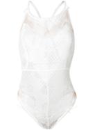 For Love And Lemons - For Love And Lemons Body - Women - Nylon/polyester/spandex/elastane - S, White, Nylon/polyester/spandex/elastane