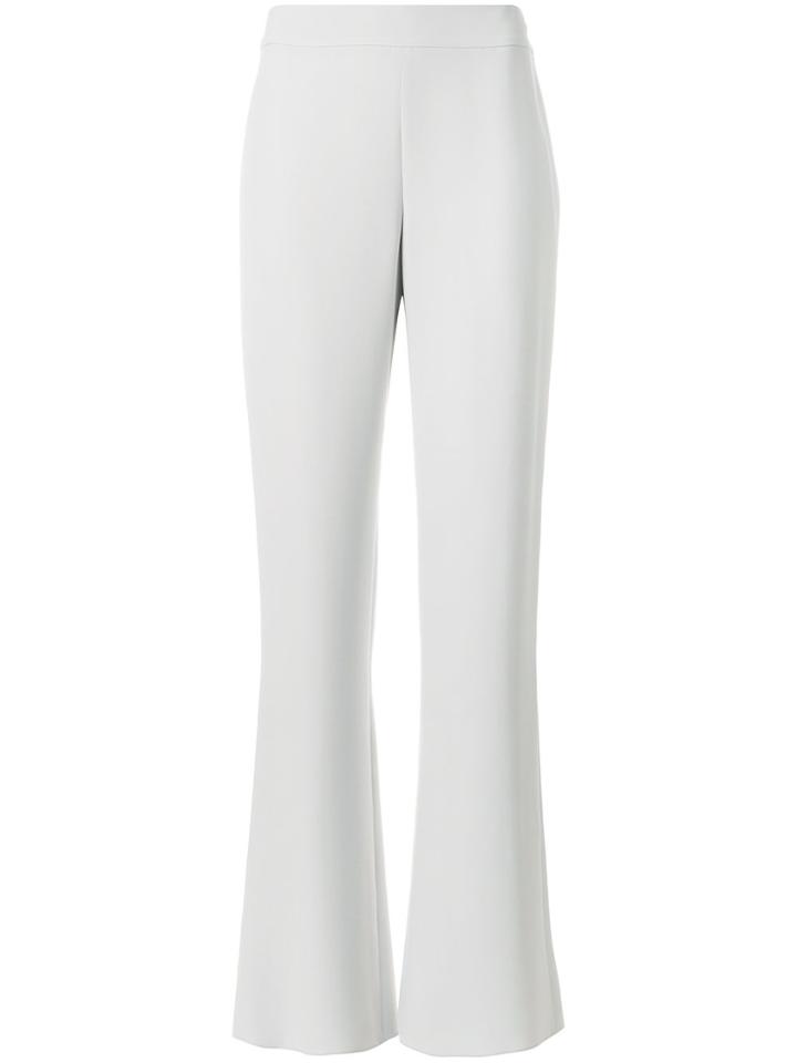 Giorgio Armani Silk Flared Trousers - Nude & Neutrals