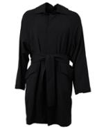 Ann Demeulemeester Concealed Button Fastening Trench Coat