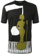 Dolce & Gabbana - Jazz Singer Print T-shirt - Men - Cotton - 50, Black, Cotton