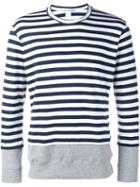 Comme Des Garçons Shirt Striped Sweatshirt