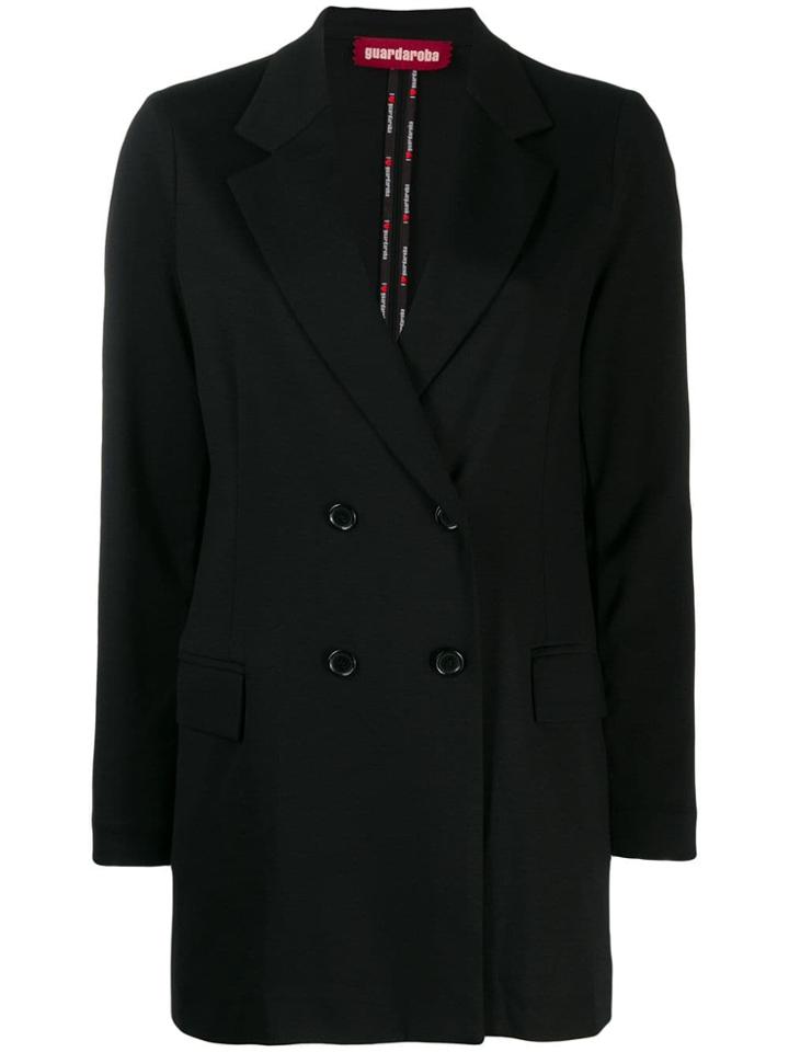 Guardaroba Double-breasted Tailored Jacket - Black