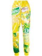 Moschino Soda Slogan Trousers - Yellow