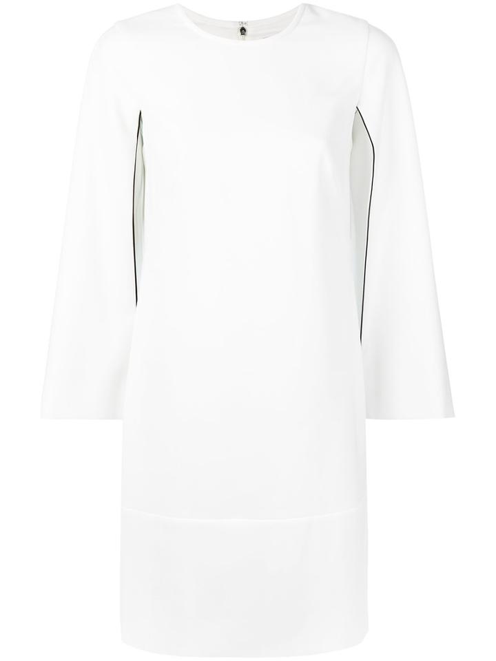 Dkny - Sleeve Cut Out Dress - Women - Polyester - 8, Nude/neutrals, Polyester