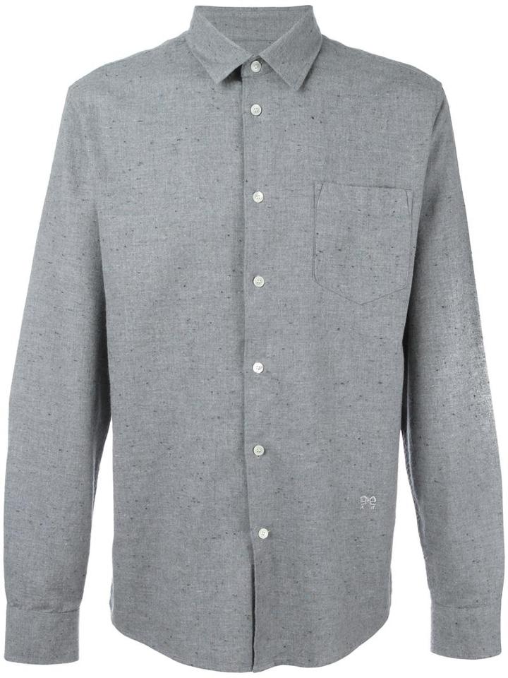 Soulland 'huttnutt' Shirt, Men's, Size: Medium, Grey, Cotton/spandex/elastane