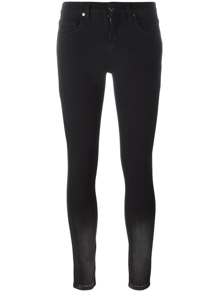 Victoria Victoria Beckham Stretch Skinny Jeans, Women's, Size: 25, Black, Cotton/polyester/spandex/elastane