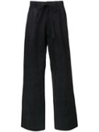 Maison Flaneur Slouch Denim Trousers, Men's, Size: 50, Blue, Cotton