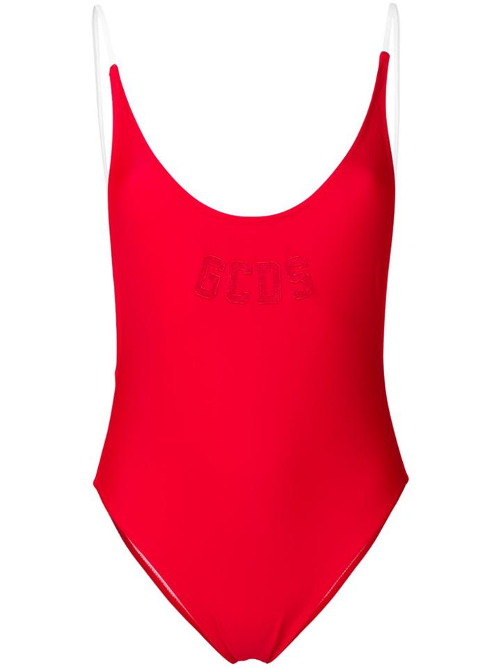 Gcds High Rise Swimsuit - Red