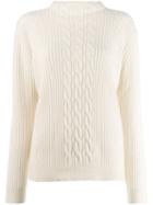 A.p.c. Ribbed-knit Jumper - White