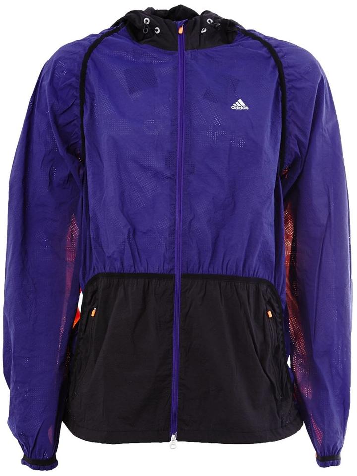 Adidas Hooded Sports Jacket, Men's, Size: Small, Pink/purple, Polyamide/polyurethane