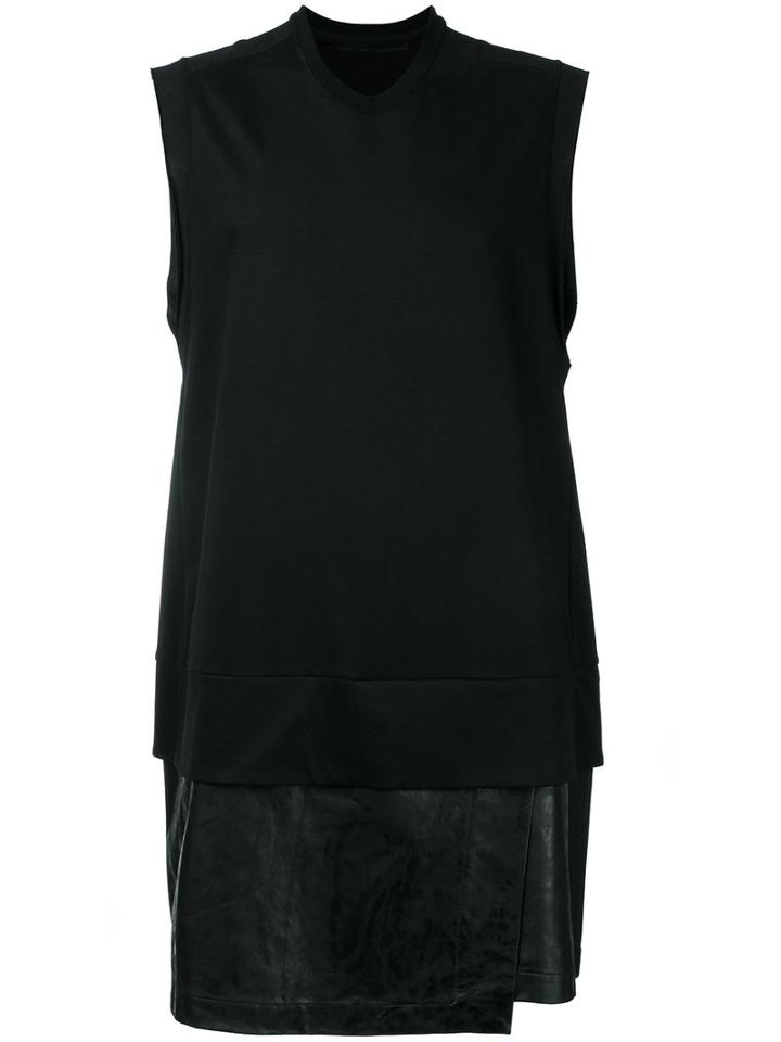 Julius - High Neck T-shirt - Men - Cotton/lamb Skin - 1, Black, Cotton/lamb Skin