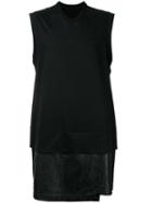Julius - High Neck T-shirt - Men - Cotton/lamb Skin - 1, Black, Cotton/lamb Skin