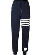 Thom Browne - Signature Stripe Track Pants - Men - Cotton - 4, Blue, Cotton
