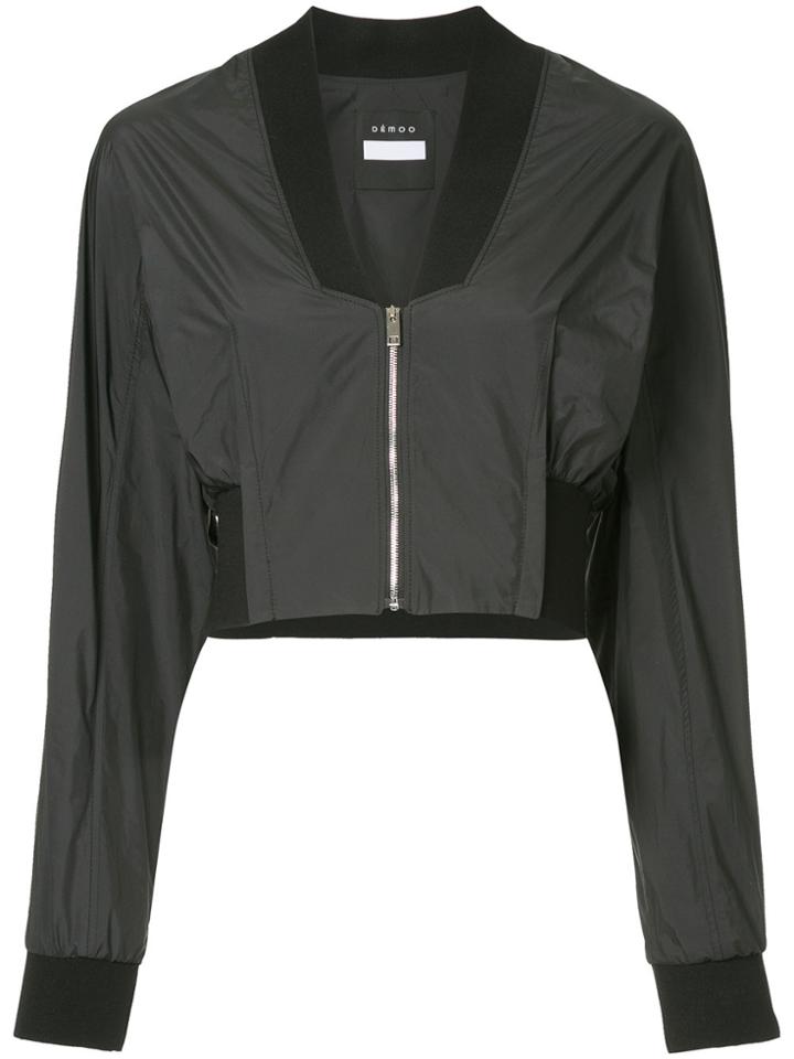 Demoo Parkchoonmoo Short Bomber Jacket - Black