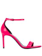 Saint Laurent Amber High Heel Sandals - Pink