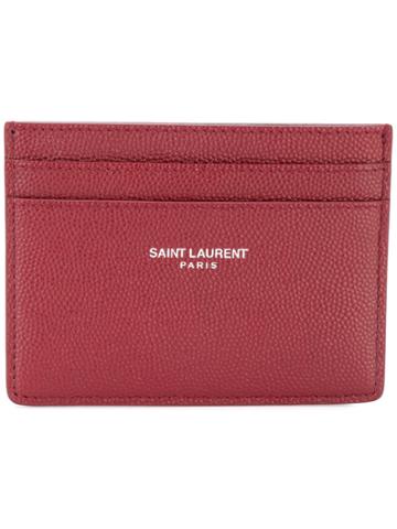 Saint Laurent Paris Cardholder - Red