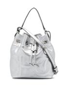 Jimmy Choo Small Juno Bucket Bag - Silver
