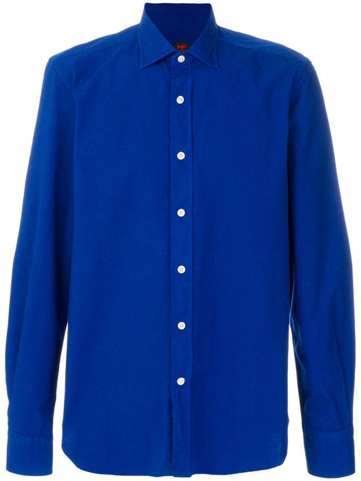 Mp Massimo Piombo Classic Long-sleeve Shirt - Blue