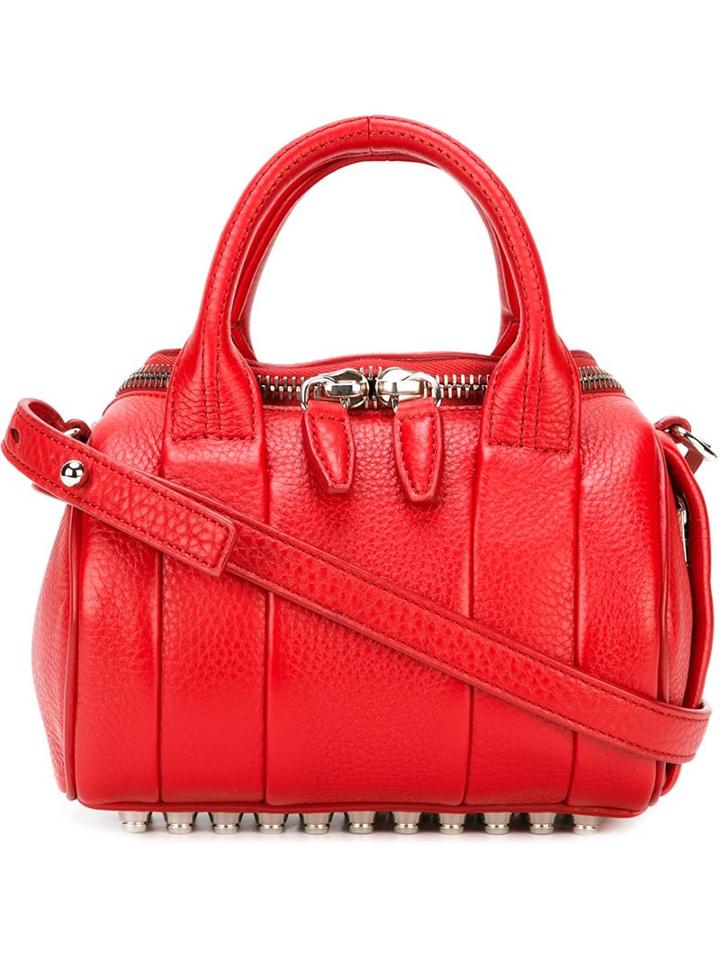 Alexander Wang Mini Rockie Tote, Women's, Red, Lamb Skin