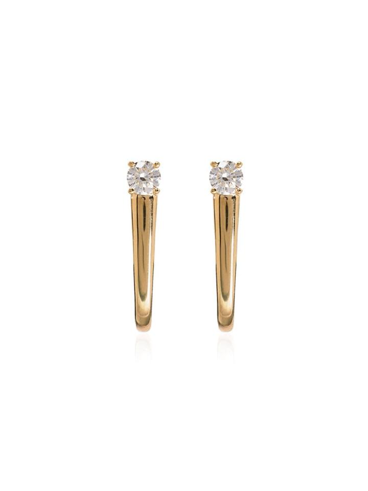 Melissa Kaye 18kt Yellow Gold Aria Earrings