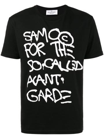 Jean-michel Basquiat X Browns Rome Pays Off Samo T-shirt - Black