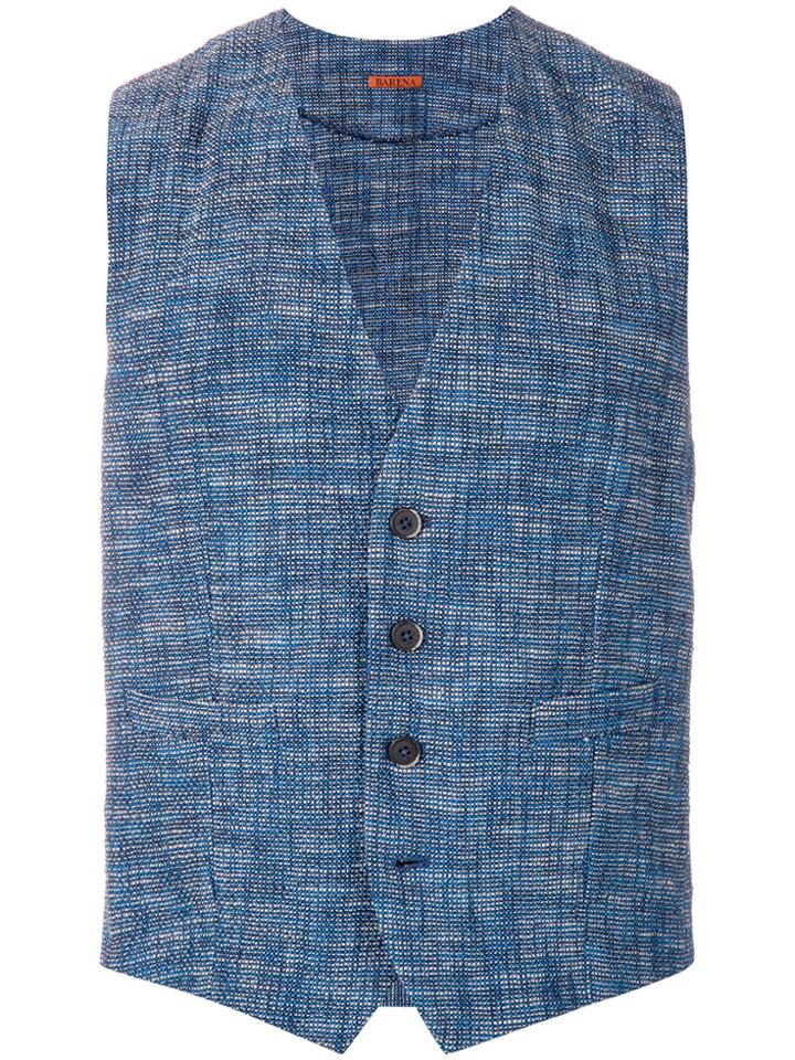 Barena Knitted Waistcoat - Blue