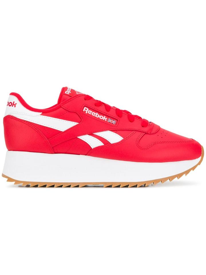 Reebok Classic Platform Sneakers - Red