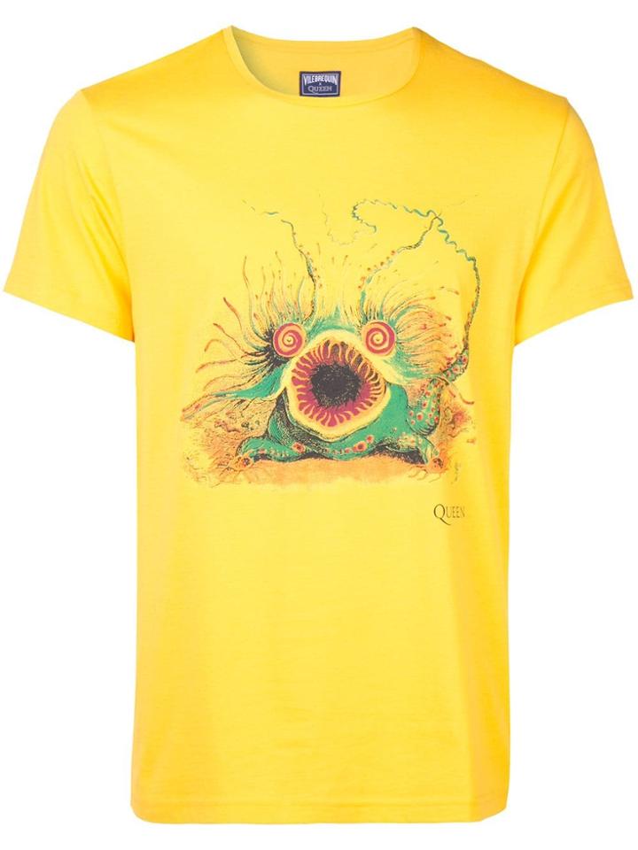 Vilebrequin Contrast Print T-shirt - Yellow