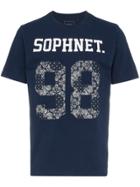 Sophnet. 98 Bandana Print Cotton T Shirt - Blue