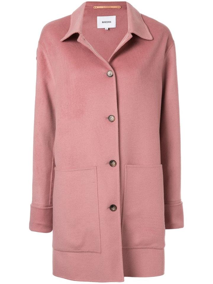 Nanushka Button Cuffs Jacket - Pink