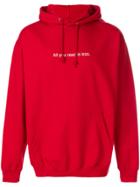 F.a.m.t. All You Need Is Less Hoodie - Red